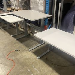48x30 Conset Standing Desk W/ Wheels! Electric Height Adjustable Table! Sit Stand Desk! We Also Several Have Ergonomic Chairs!