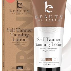 Brand New Beauty By Earth Self Tanner Tanning Lotion