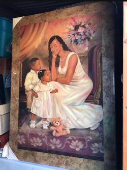 A Mother’s Love-Johnny Myers framed Art Print