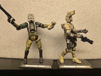 Star Wars Clone Wars Commander Gree and Kaashyk  Figure