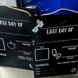 Beginning & End of year signs and Battlefield2 PS2 game