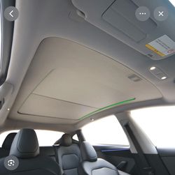 Free Model Y retractable sun roof shade