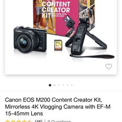 Canon EOS M200 Camera