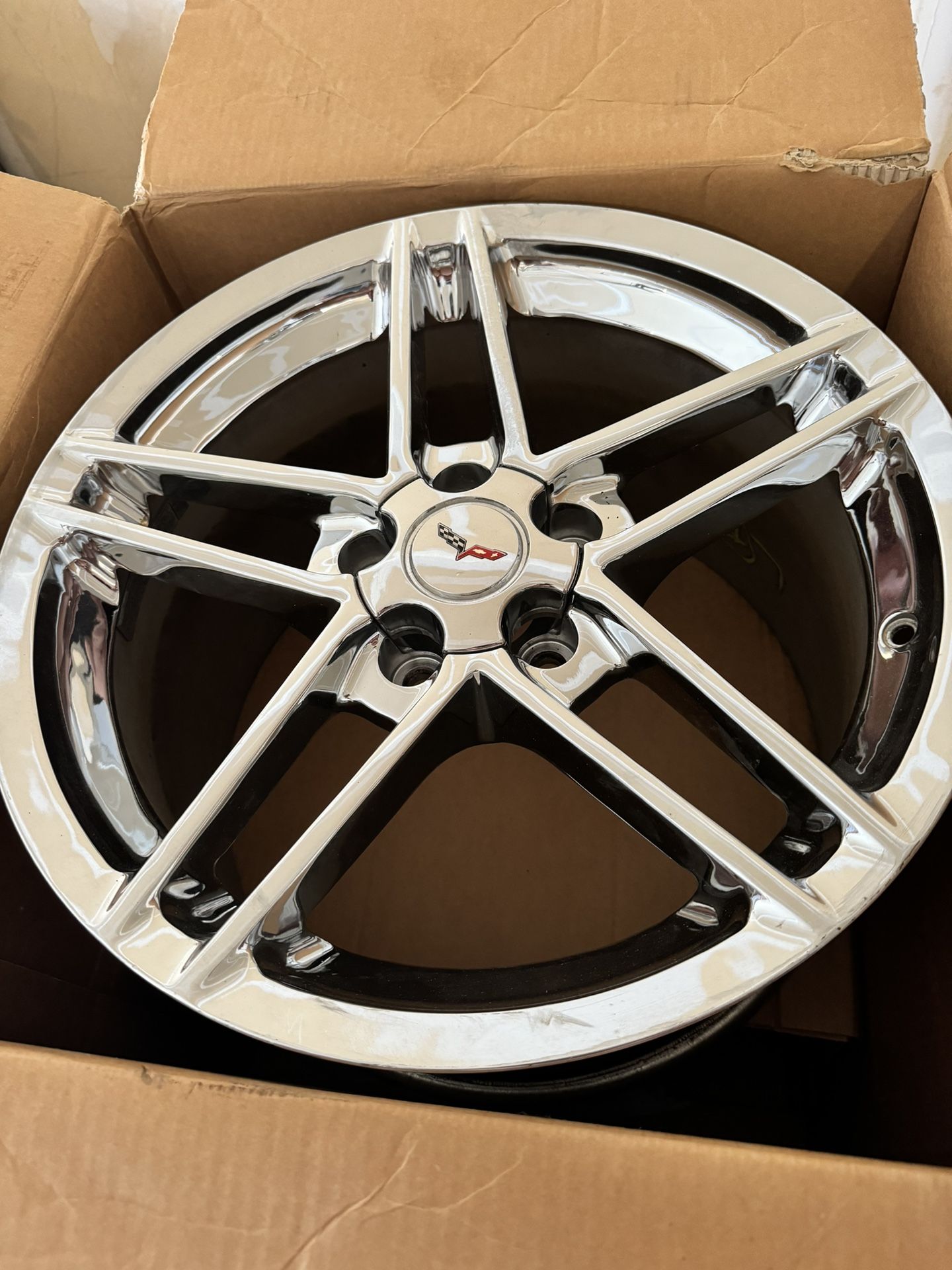 C5 Corvette Chrome OEM Wheels
