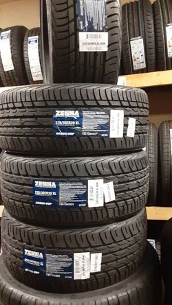 Set of 4 new tires 225/30r20