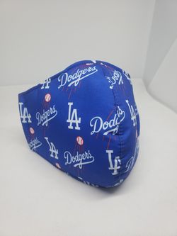 LA dodgers face mask