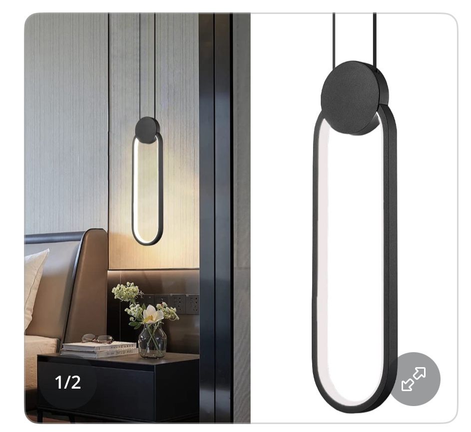 Modern Black LED Pendant Lights