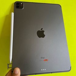  128GB Apple IPad Pro 11” 3rd Generation (2021 model / M1 chip ) WiFi + Cellular (5G / Unlocked) with pen, keyboard & Accessories (256gb $679) 