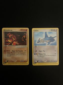 Pokémon Cards - Latios and Groudon E-Reader Promos