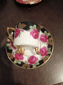 Antique teacup and saucer