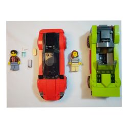Lego City Car racer : minifigures and car