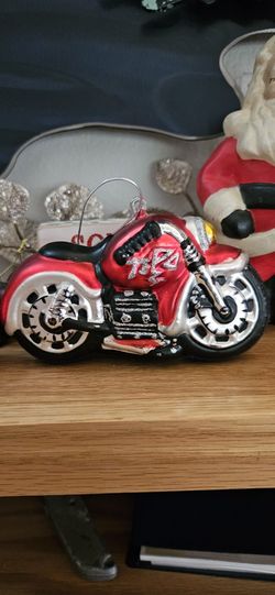 Motor Cycle Christmas Ornament