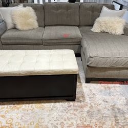 Reversible Sectional With Full Sz Sleeper 