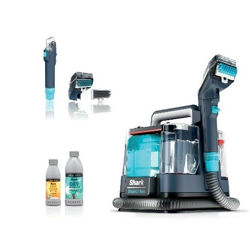 Shark StainStriker Portable Carpet & Upholstery Cleaner-Includes 6oz Deep Clean Pro Formula, 12oz OXY Multiplier Formula