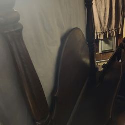 Queen Size Box Spring And Bed Fram