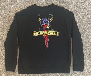 Mens Surfers Fortune Crewneck Size Large