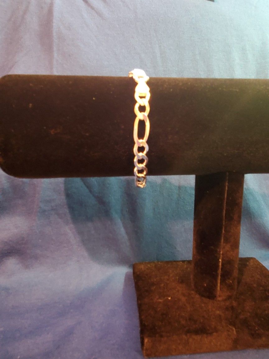 Sterling Silver Bracelet 7in