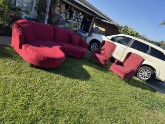 Oversized Sectional Sofa with Chaise with 2 Throw Pillows, 99" Modern Luxury Chenille 4-Seater Sofa Extra Wide Seat L & 2 Single Seat 