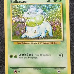 Bulbasaur (Holo) - Near Mint - Trading Card Game Classic