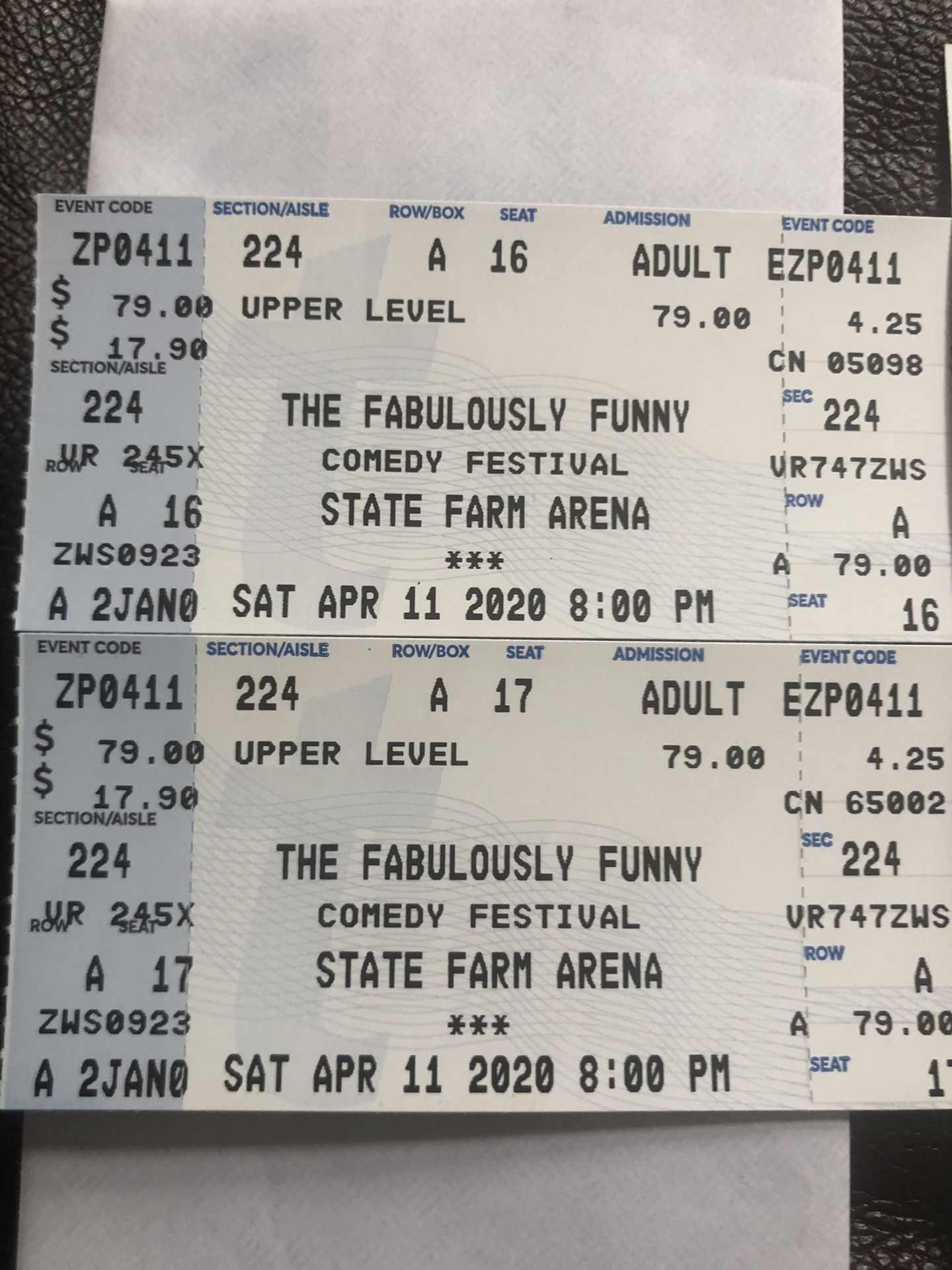 2 Tickets to Fabulously Funny Comedy Festival staring DC Young Fly/Mike Epps/Jess Hilarious/Lavell Crawford