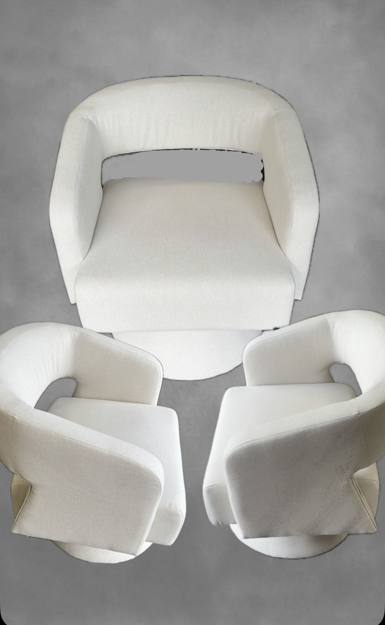 White Swivel Chair Luxury