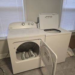 Washing machine and dryer like new
