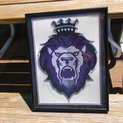 Framed Original Reading Royals Jersey Crest