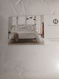 Hotel collections queen comforter set 