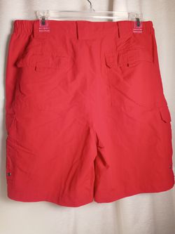 Reel Legends Red Womens Size M Quick Dry Nylon Solid Fishing