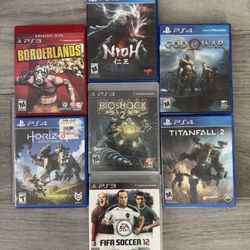 All 7 games Shown For Sale 