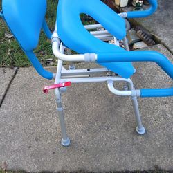 Adjustable Commode And Shower Chair 