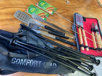 10-Piece Outdoor Grilling Accessories