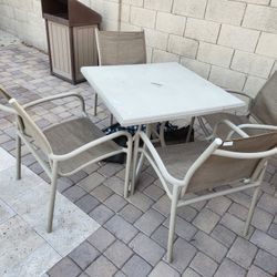 Chairs And Table 