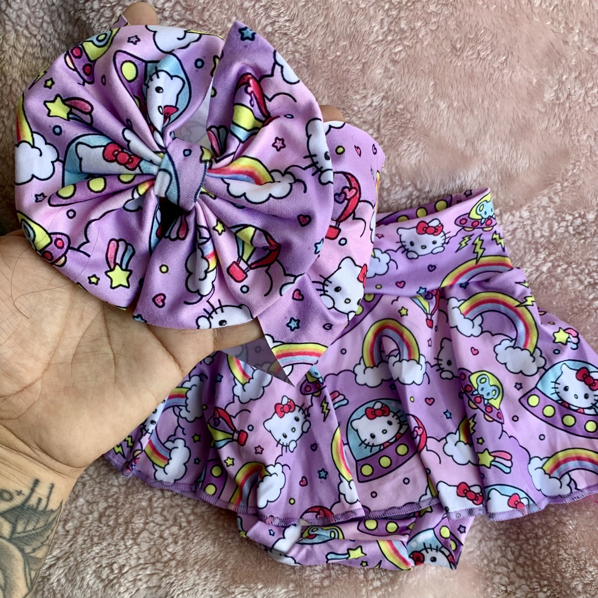 Hello Kitty Skirt Baby Set