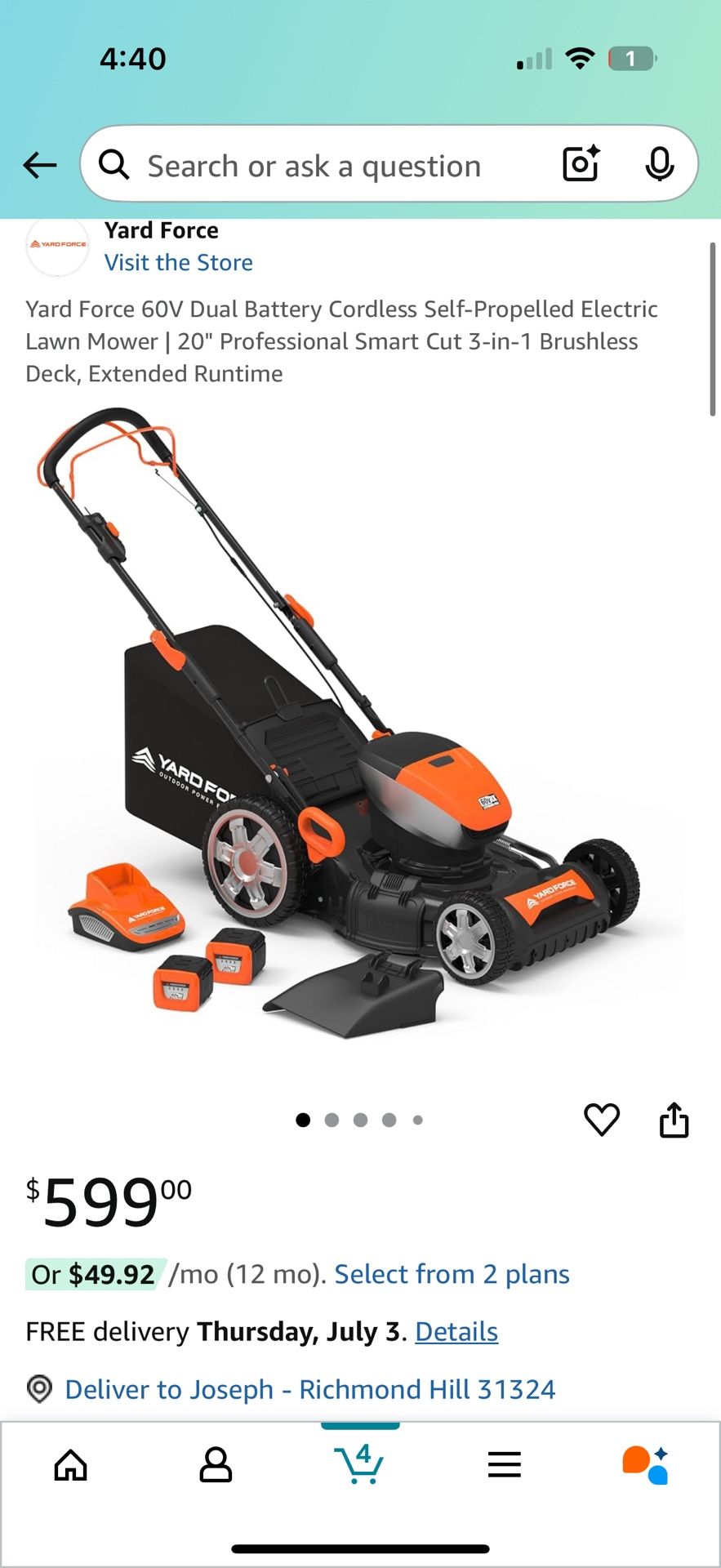 Lawnmower NEW