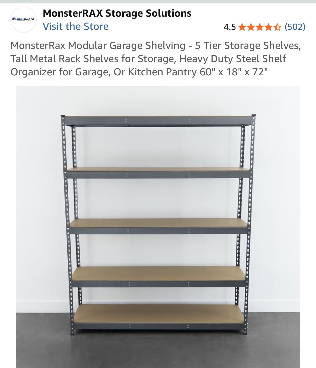 Garage Shelving 
