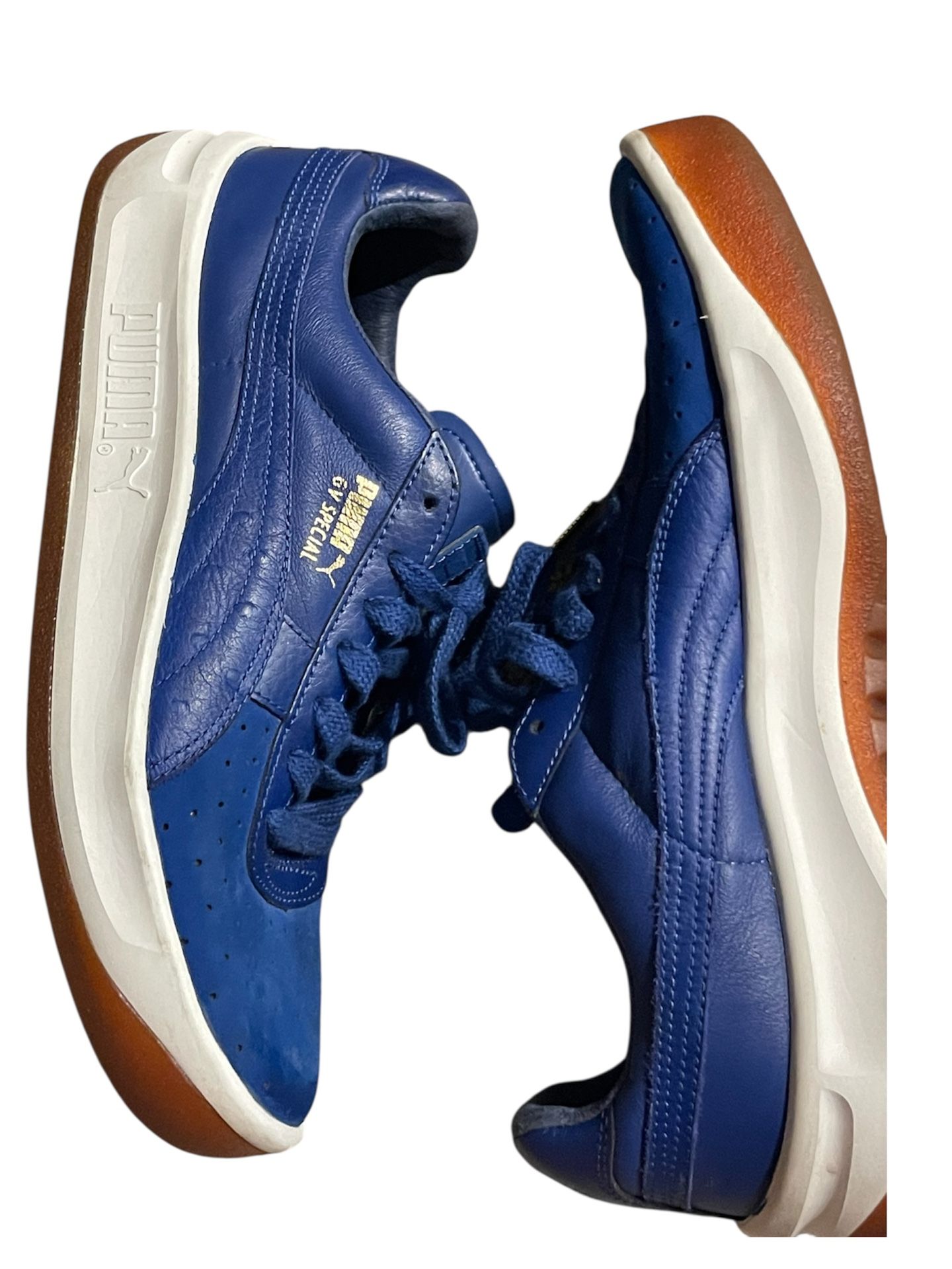 Blue Suede Pumas Size 9