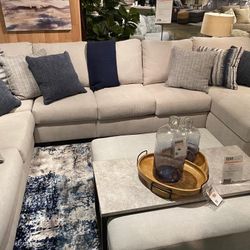 Lowder Stone 4-Piece Right-Arm Facing Sectional With Ottoman$10 Down Payment And Financing Available