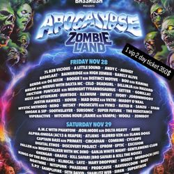 1 VIP Apocalypse 2 Day Ticket 