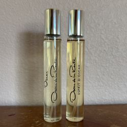 Oscar de la Renta Travel Atomizer Pen Perfume Fragrance Lot of 2