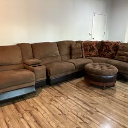 Couch, Recliner & Ottoman
