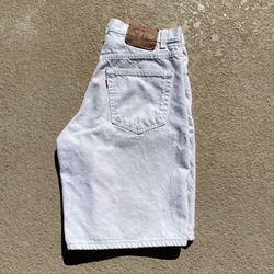 1990s White Levis Jorts
