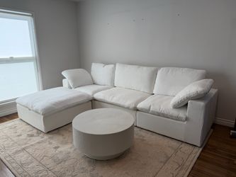 Brand New White Cloud Sectional Couch