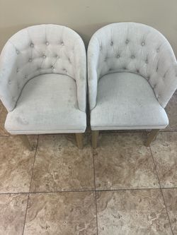 Two used pub chairs