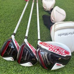 Ladies TaylorMade AeroBurner Driver & Fairway Woods Set