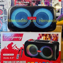 Portable Bluetooth Karaoke Speaker Party Box🥳⚡️New in Box - Mic Included - New