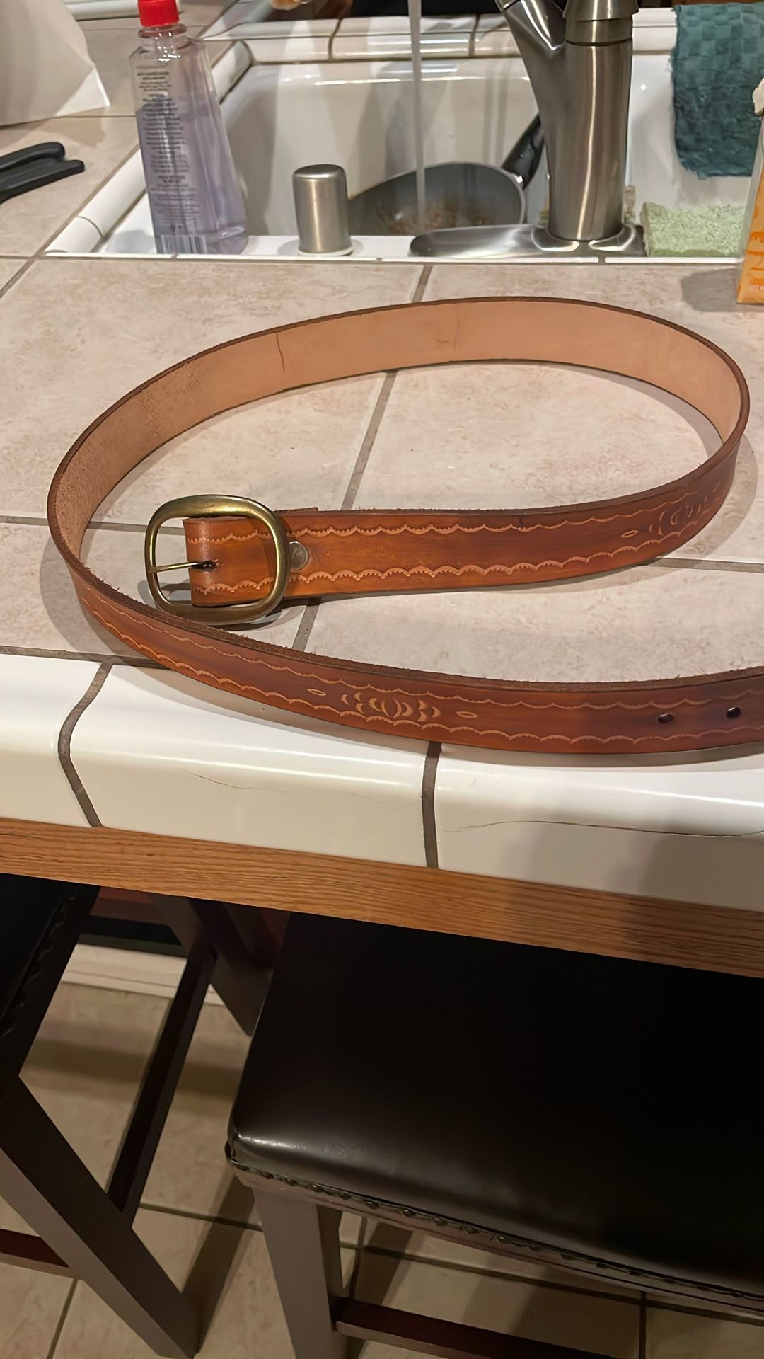 Belt- Leather Western Style