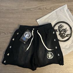 Hellstar black shorts size (small and Medium)