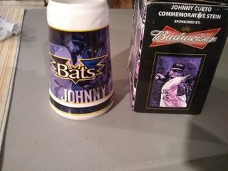 Johnny Cueto Budweiser Stein