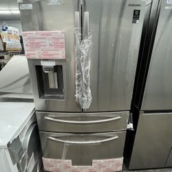 2021 Samsung Food Showcase 4 Door Fridge Stainless Steel 